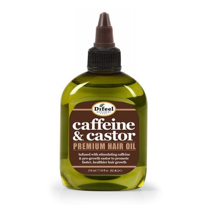 Difeel Caffeine Castor Premium Hair Oil for Faster Hair Growth 7.1 oz.