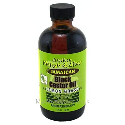 Jamaican Mango Lime Black Castor Oil (Lemon Grass) 4oz