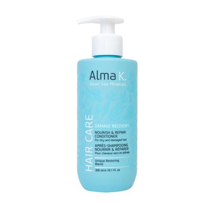 ALMA K Nourish and Repair Conditioner - Hair Conditioner for Women - Moisturizing Conditioner with Argan Oil - Conditioner for Dry Hair - 10.1 oz