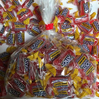 Individually wrapped Watermelon Jolly Rancher hard candy
