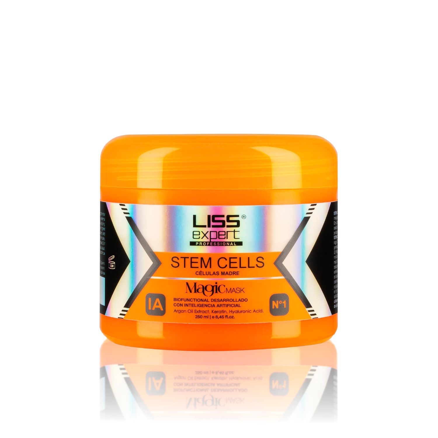 Liss Expert Stem Cells Magic MASK, Argan Oil, Keratin, Hyaluronic Acid Provides Long-Lasting Frizz Humidity Protection Moisturizing For All Types of Hair