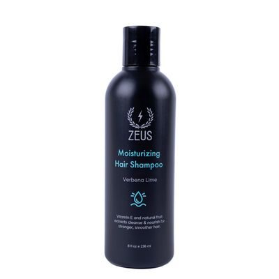 ZEUS Moisturizing Daily Shampoo - Cleansing Shampoo with Natural Fruit Extracts for Healthy, Stronger Smoother Hair (Made in USA) Verbena Lime