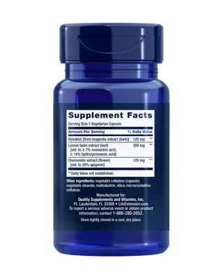 Life Extension Herbal Sleep PM, Lemon Balm, honokiol (Magnolia bark), Chamomile, Promotes Healthy Sleep, Hormone-Free, melatonin-Free, Gluten Free, Non-GMO, Vegetarian, 30 Capsules