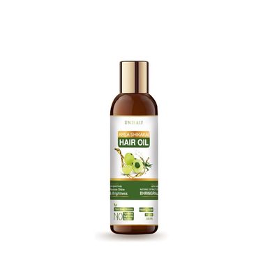 Unisaif Amla Shikakai Brahmi Hair Oil - Transform Your Hair with this Hair Oil for Dry Damaged Hair and Growth Strengthen and Nourish Your Hair Naturally for Healthy Tresses 100 ml