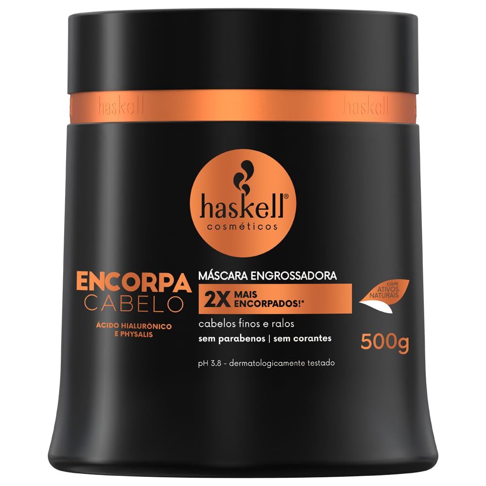 Haskell - Linha Encorpa Cabelo - Mascara 500 Gr - (Thickens Hair Collection - Mask Net 17.64 Oz)
