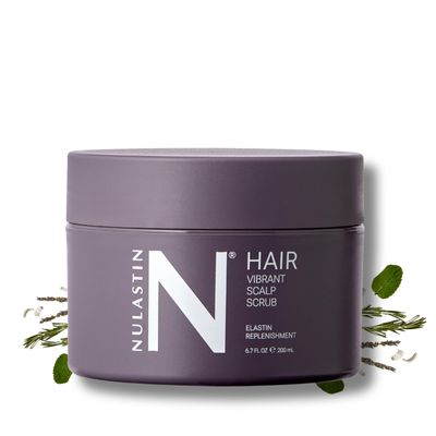NULASTIN Vibrant Scalp Scrub - Pre-Shampoo Scalp Exfoliator Cleanser - Weekly Treatment to Detoxify Prep - Support a Healthy Skin Barrier Hair - Vegan Color-Safe (6.7 Fl Oz)