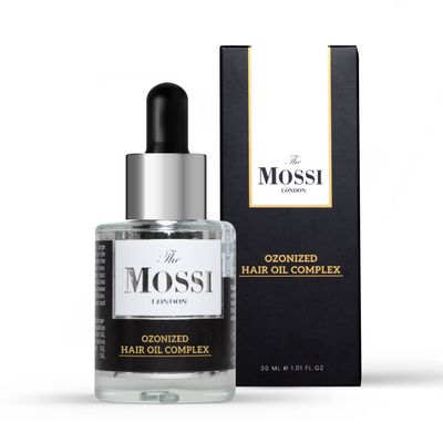 The Mossi London Ozonized Scalp Oil Hair growth Complex, Hair Oil for Dry Scalp, Hair Growth Oil For Man, Woman, Scalp Treatment For Hair Growth, All Hair Types (1.01 fl Oz. - 30 ml)