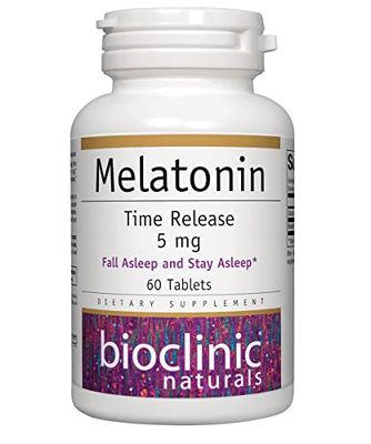 Bioclinic Naturals, Melatonin Time Release 5 mg 60 tabs
