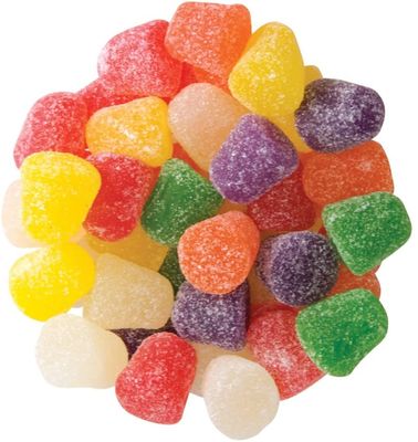 SweetGlob Assorted Gummy Drops Candy (Assorted Spice Drops, 1 Pound)