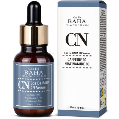10 Caffeine 10 Niacinamide Hyaluronic Acid Face Serum 30ml - Energizing Refining Hydrating Facial Serum for All Skin Types, 1 Fl Oz (30ml)