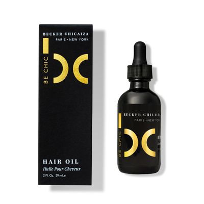 BE CHIC Hair Oil by Becker Chicaiza - Certified Vegan, Lightweight, Frizz Control, Shine Enhancing Hair Oil for All Hair Types, Leaves Hair Feeling Nourished and Soft 2 fl oz