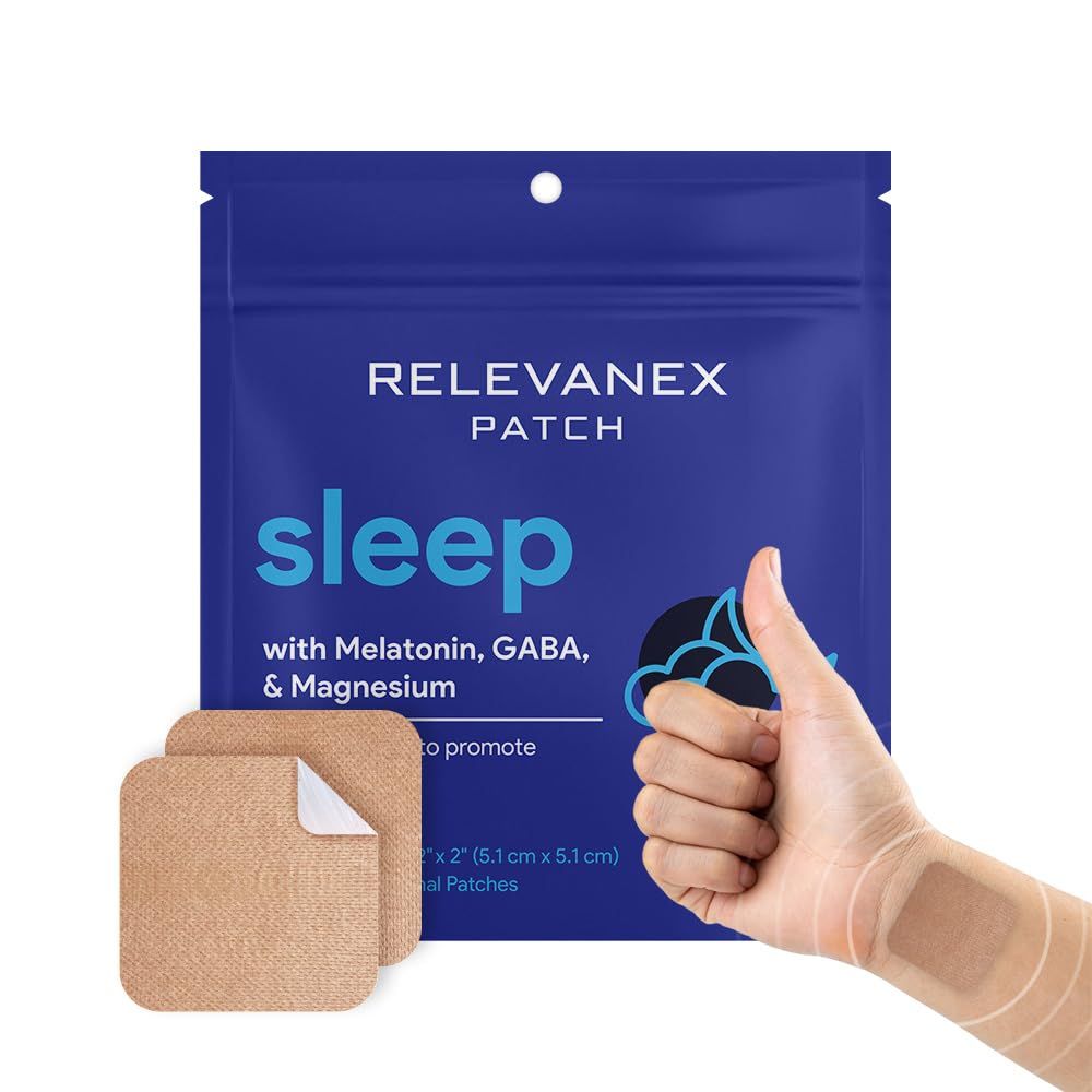Sleep Transdermal Patches for Adults Easy to Apply Extra Strength Sleep Patches for Men Women Refreshing Long Lasting Night Comfort with All Natural Melatonin GABA Magnesium