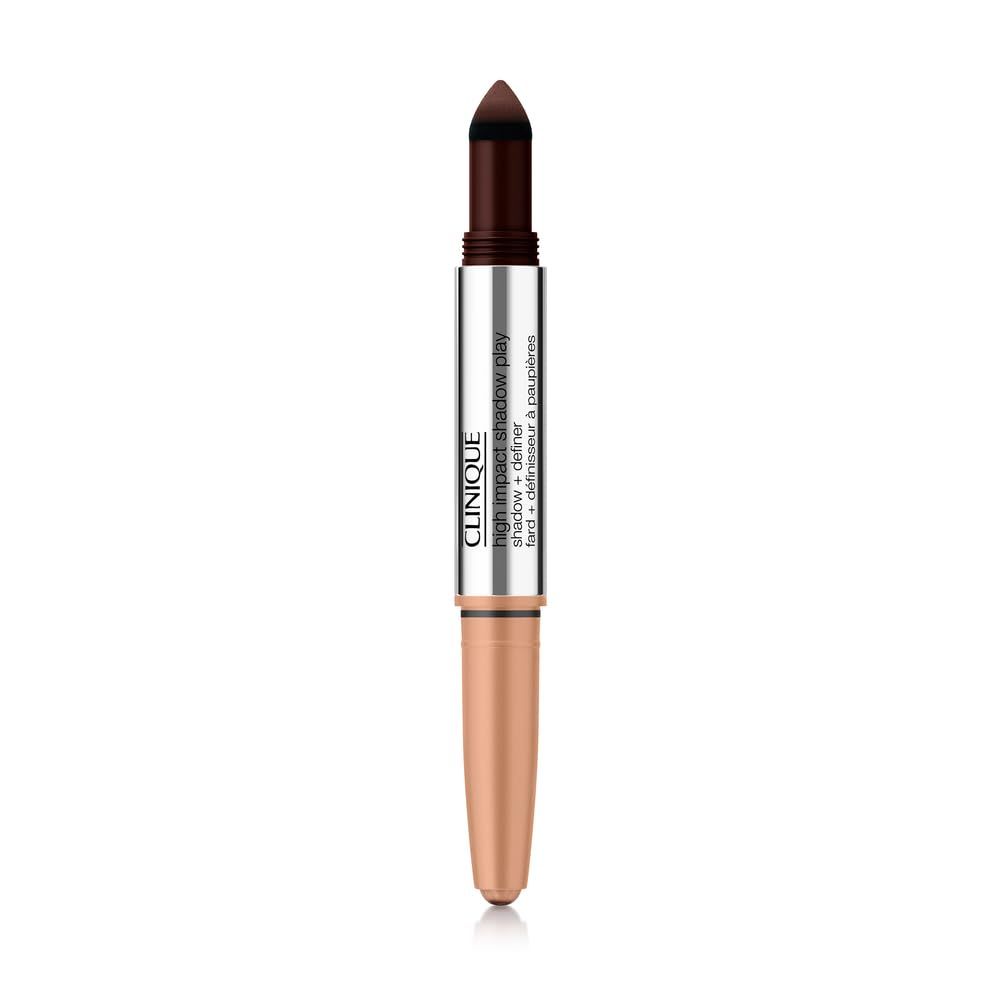 Clinique High Impact Shadow Play Shadow Definer Crease Proof, Water Resistant Safe For Sensitive Eyes, Caf Au Lait, 1 Count