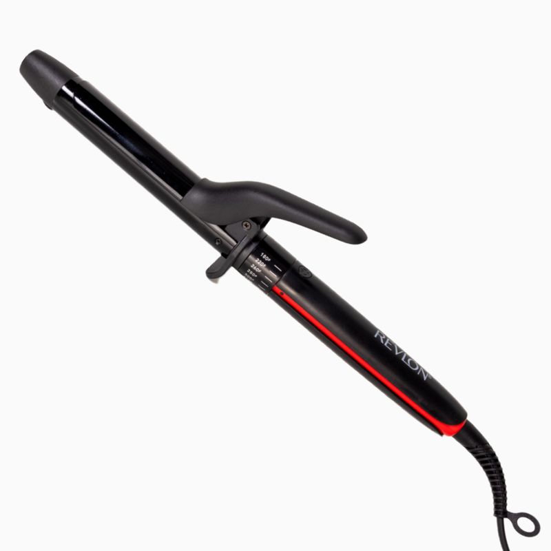 REVLON SmoothStay Coconut Oil Infused Hair Curling Iron - Barrel Curling Iron 1 Inch for Tight Curls, Shinier, Visibly Smoother Hair (1 in)