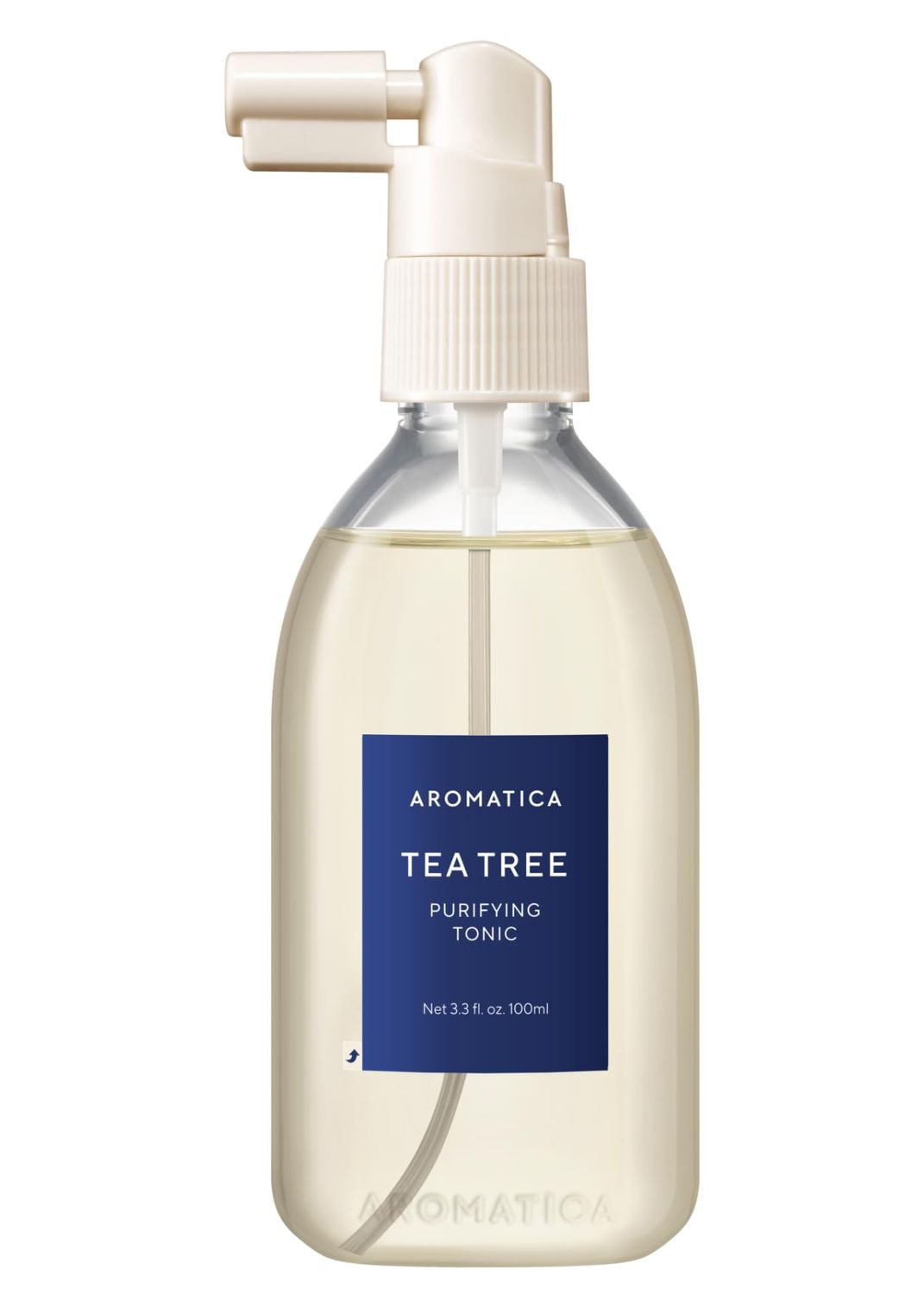 AROMATICA Tea Tree Purifying Tonic 3.38oz, Paraben, Silicone, Sulfate Free Vegan Soothing Cooling Tonic for Your Scalp Helps Hair Look Healthier and nourished Natural Ingredients Only