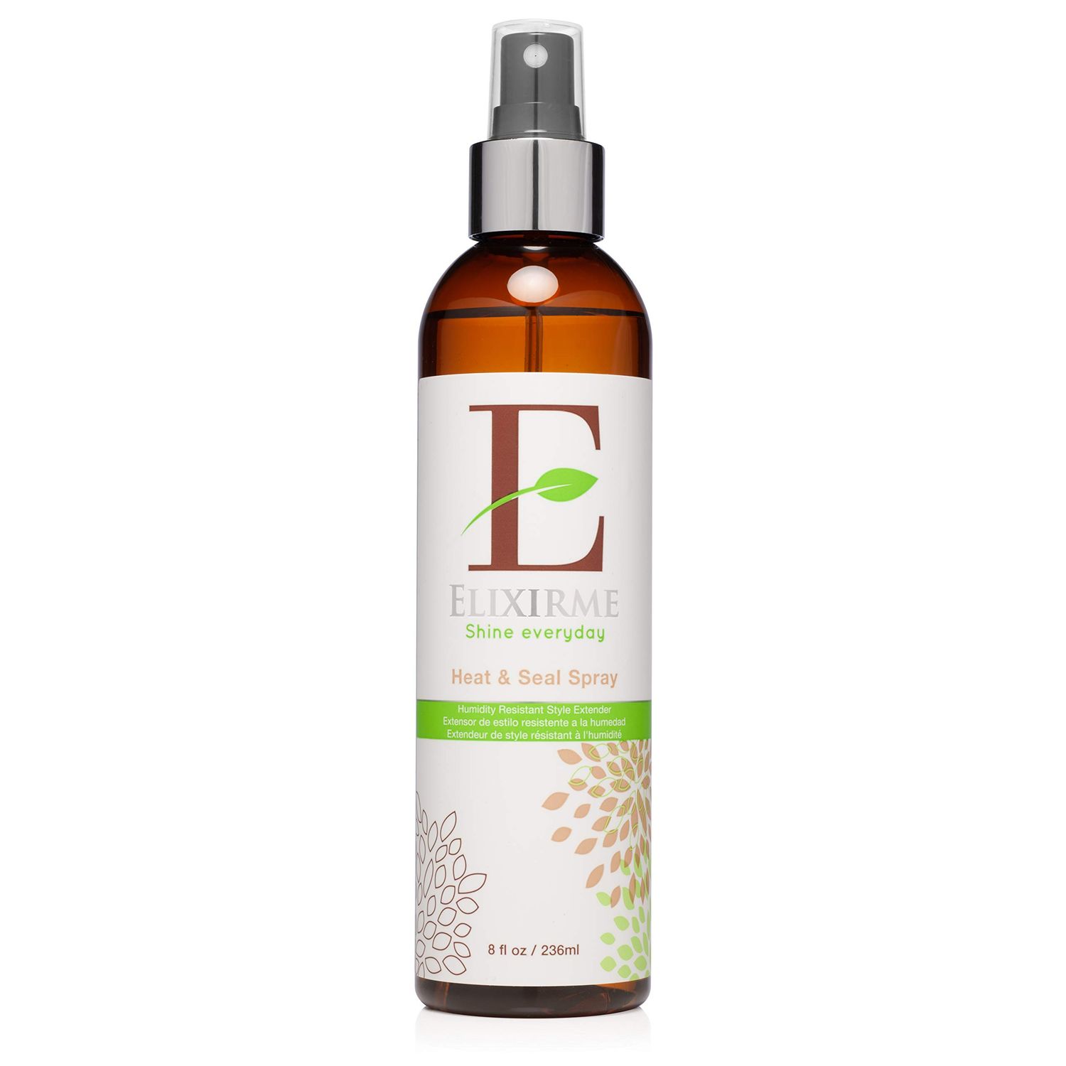 ELIXIRME : Anti- humidity hair treatment Spray, prevents, control frizz, Heat Seal Hair Spray, 8.0 Fl Oz