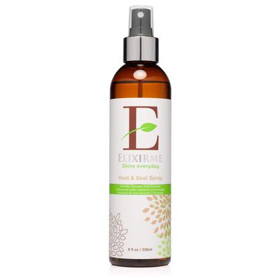 ELIXIRME : Anti- humidity hair treatment Spray, prevents, control frizz, Heat Seal Hair Spray, 8.0 Fl Oz