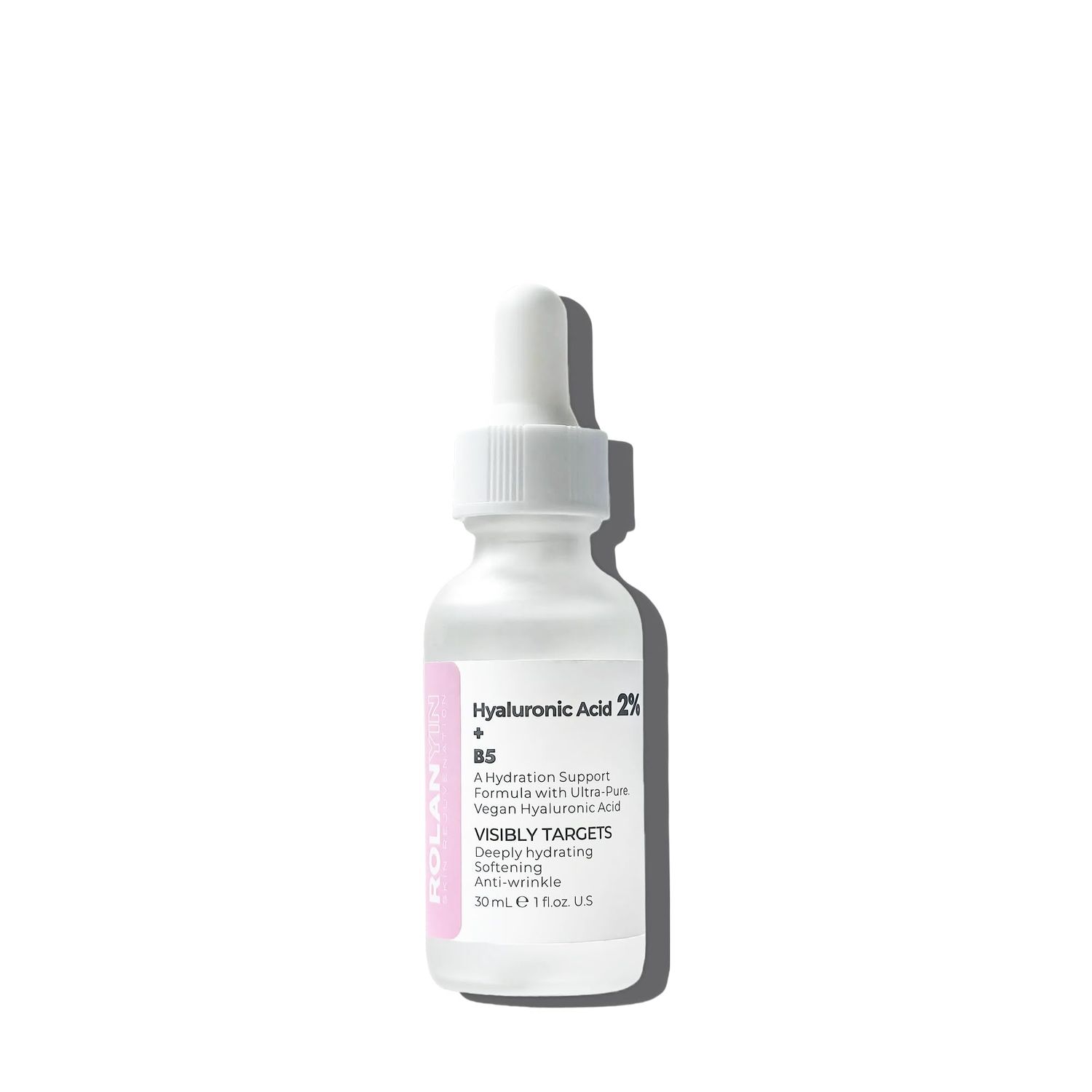 ROLANYIN Hyaluronic Acid 2 Vitamin B5 Facial Serum for Intense Hydration Plumping and Nourishing Soothing Anti Aging Benefits Skin Repair and Elasticity Enhancement Skin Care