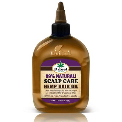 Difeel Hemp 99 Natural Hemp Hair Oil - Scalp Care 7.78 ounce (Pack of 3)