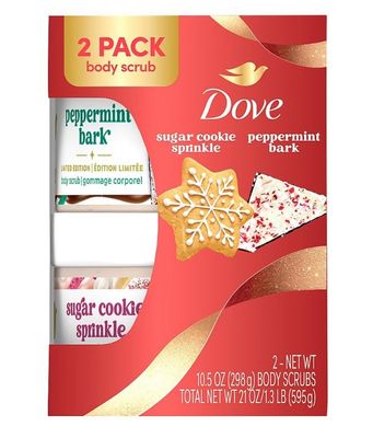 Dove Holiday Treats Body Scrub, 2 pk.10.5 oz.