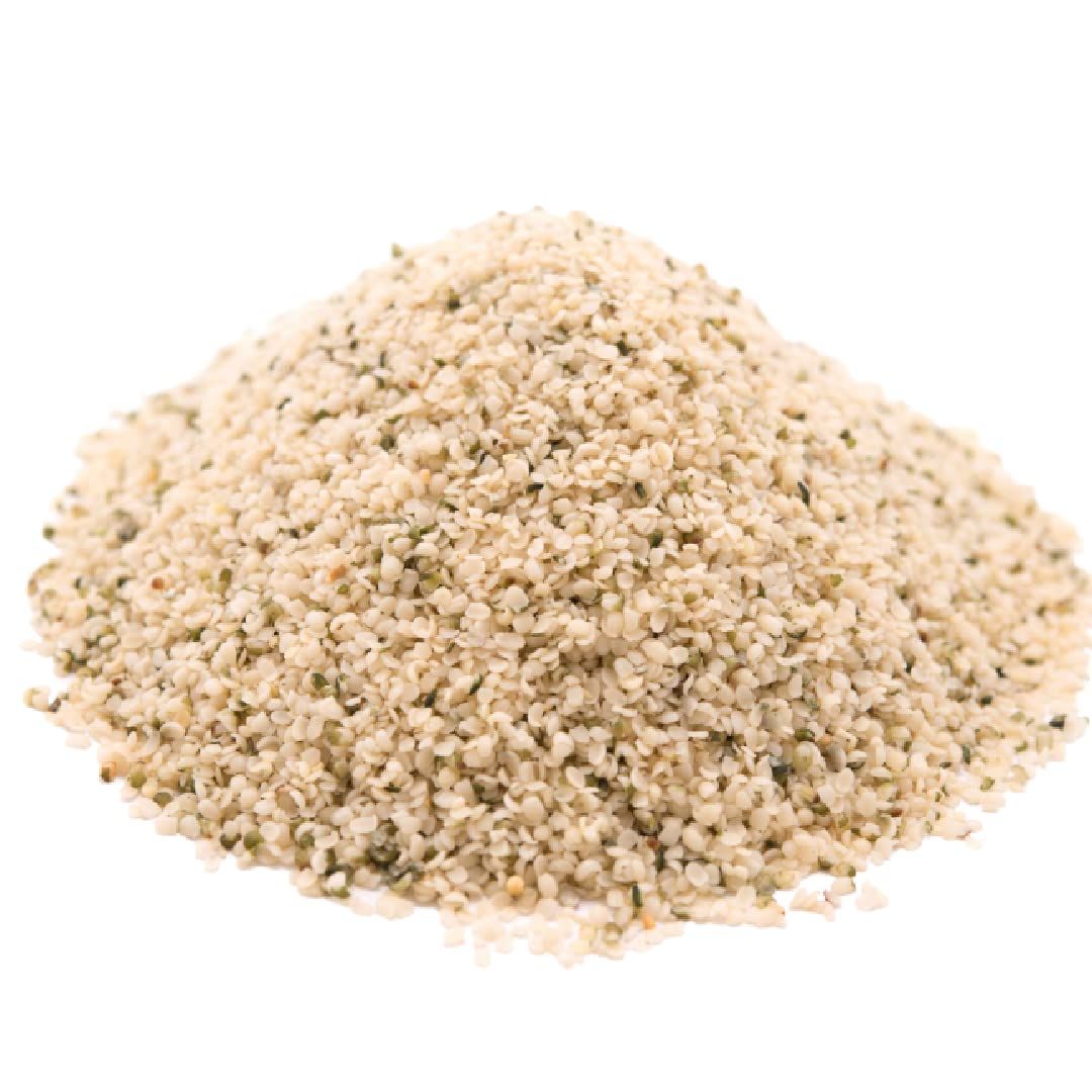 GERBS Raw Hemp Seed Kernels 2 LBS. Premium Grade Freshly Harvested hemp hearts Packaged in Resealable Bulk Bag Non-GMO, Keto Paleo Packed with Plant Protein Omega 3, 6 Gluten Peanut Free