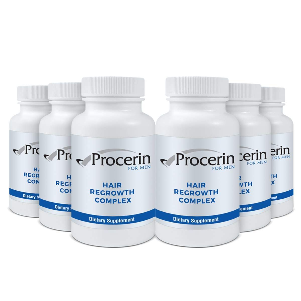Procerin Tablets Hair Re Growth for Men, 6 - 90 tablet Bottles