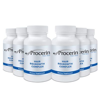 Procerin Tablets Hair Re Growth for Men, 6 - 90 tablet Bottles