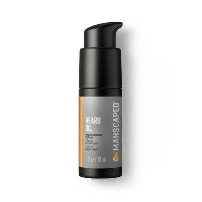MANSCAPED Beard Oil, Moisturizing Serum with Jojoba Seed, Sunflower, Sweet Almond Oils for a Nourishing, Hydrating Shine, (1 fl oz) 1-Pack