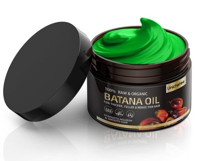 Unichefee Batana Oil Botana Botana Oil Dr Sebi Approved Dark Green 5.3OZ B53