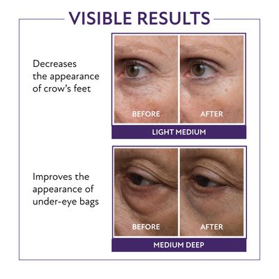 Westmore Beauty 60 Second Eye Effects - Eye Serum - Under Eye Cream - Instant Eye Tightening Serum Instant Eye Bag Remover Puffiness - Light to Medium - Firming Serum 0.68 fl oz 20 mL