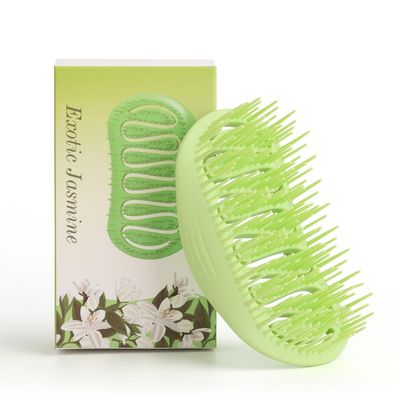 Daily Gard Scalp Massager and Shampoo Shower Brush, Detangling Hair Brush, Scalp Care Hair Brush Wet Dry detangler for Men and Womenfor StraightCurlyThickLongWavyDamaged Hair, Green