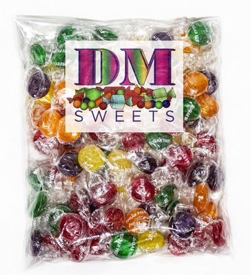 Assorted Sugar Free Fruit Hard Candy - 1 lb of Individually Wrapped Fresh Fruit Candy
