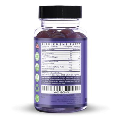 TruHeight Sleep Gummies - Kids Teen Natural Sleep Aid for Maximum Growth - Pediatric Recommended - Kids Melatonin Gummy - Melatonin, Ashwagandha, L Theanine, Lemon Balm, Ages 4, Mixed Berry Flavor