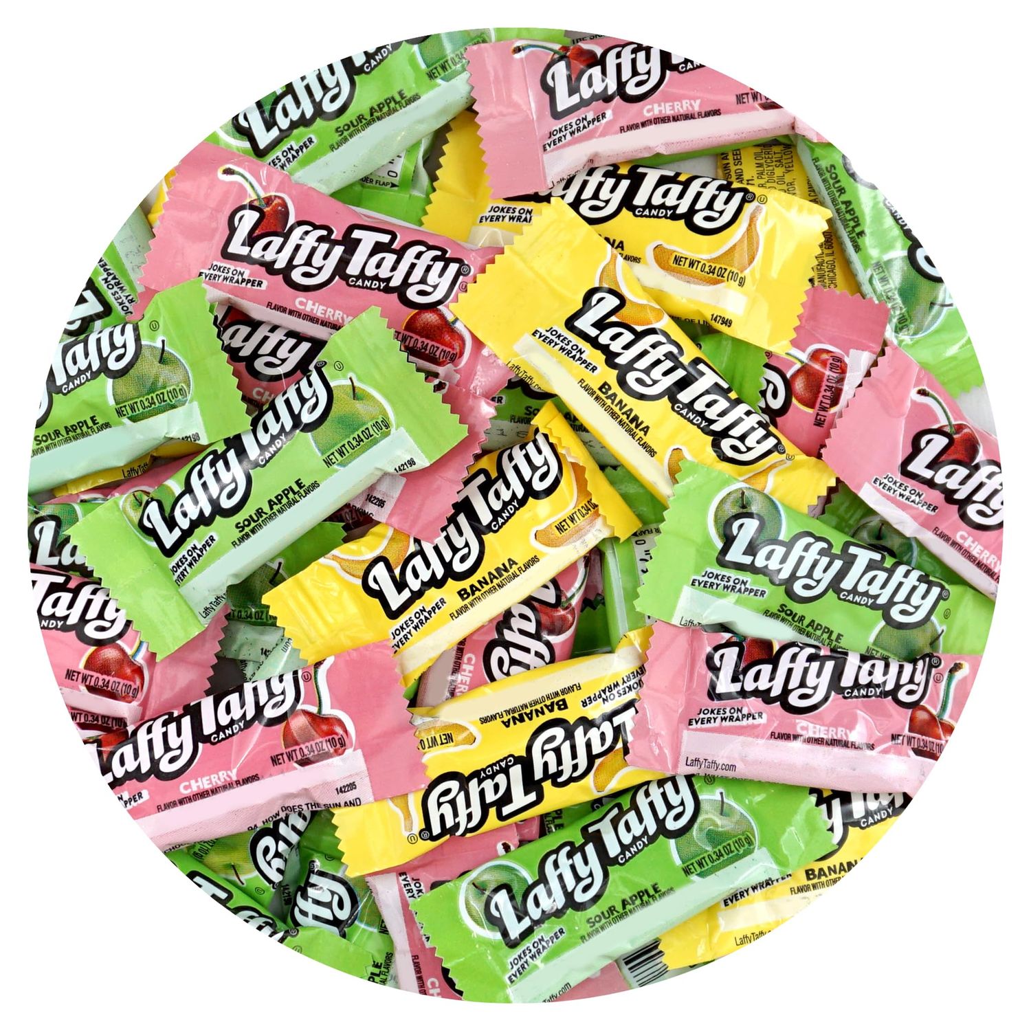 Laffy Taffy Bulk Candy Assortment, 1lb Bulk Bag (Approx. 45 Pieces), Delicious Soft Taffy Candy, Assorted Fruit Flavors, Individually Wrapped Bulk Candy