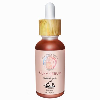 Silky Serum Unscented by Hadirose Pure Red Saad Oil (Cyperus Rotundus) Concentrated 100 Organic All Natural Permanent Hair Removal Hair Growth Inhibitor Natural Scent Made in the USA.