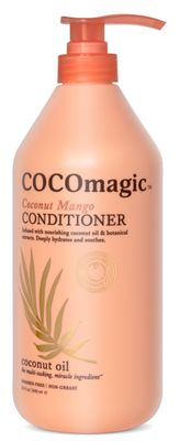 Cocomagic Coconut Mango Nourishing Conditioner Coconut Oil and Botanical Extracts Deeply Hydrates and Restores Shine Paraben Free, Made in USA (32 Fl Oz)