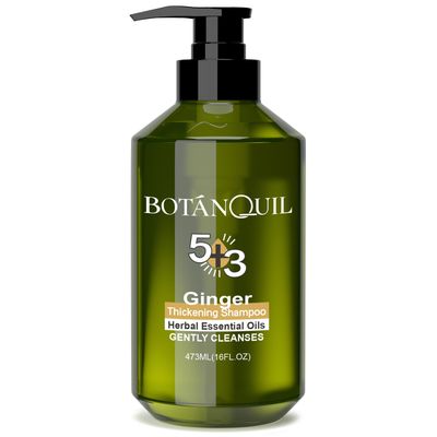 BOTANQUIL Ginger Hair Growth Shampoo, Thickening Shampoo 473 ml(16 fl.oz), For All Hair Types, with Herbal Essential Oils and Plant Extracts for Thinning Hair for Women and Men