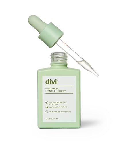 Divi Scalp Serum for Thinning Hair, 30ml - Clinically Tested, Nourishing Formula with Amino Acids, Caffeine Rosemary Oil - Promotes Healthy Scalp Fuller-Looking Hair, Reduces Oil Product Buildup
