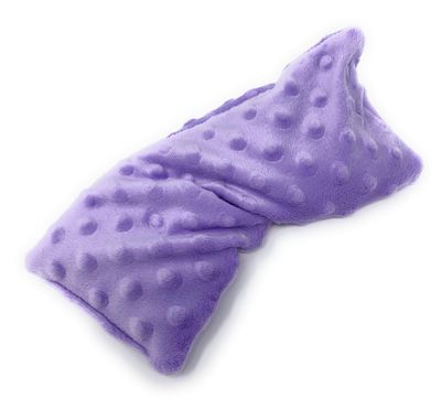 Lookix Lavender Eye Pillow- a Natural Soothing Hot Cold Aromatherapy Eye Mask for Yoga, Meditation, Relaxation (Lavender)