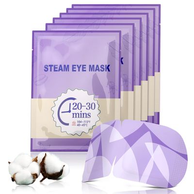 Steam Eye Mask,12 Packs Self Heating Spa Eye Masks,Warming Eye Mask,Disposable Heated Eye Mask for Dry Eyes Fatigue Dark Circles Tired Eyes Sleep Mask for Kids Women