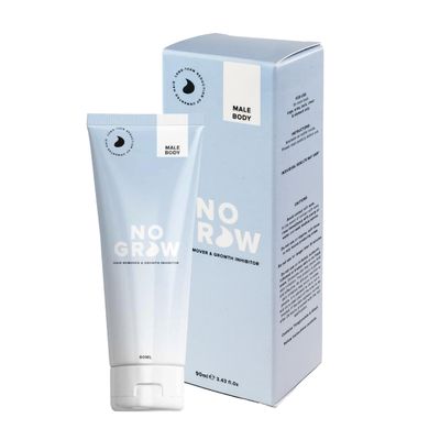 Body Hair Remover for Men Growth Inhibitor Gel- 90 ml - Visible Results in 4 Months - Underarms, Arms, Chest and Stomach Body Hair Removal for Men