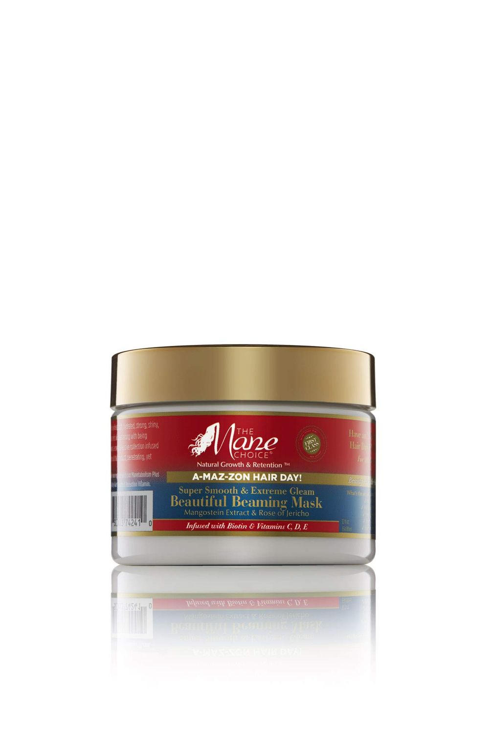 The Mane Choice A-MAZ-ZON HAIR DAY - BEAUTIFUL BEAMING MASK - Reviving Deep Conditioning Hair Mask for Dry, Thirsty Hair - Coats Hair in Biotin and Vitamins C,D,E (12 OZ)