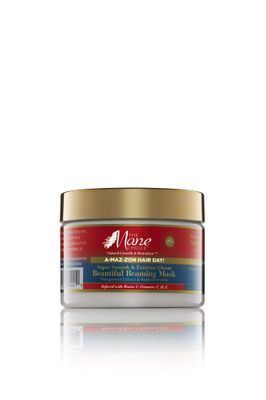 The Mane Choice A-MAZ-ZON HAIR DAY - BEAUTIFUL BEAMING MASK - Reviving Deep Conditioning Hair Mask for Dry, Thirsty Hair - Coats Hair in Biotin and Vitamins C,D,E (12 OZ)