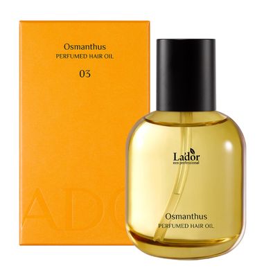 LA&#39;DOR Hair Perfume Oil for Dry Damaged Hair - Anti Frizz Nourishing Fragrance Gloss Oil Serum Leave-In Conditioner Hold Curls Waves No Sulfate Paraben 2.7 Fl Oz 03 Osmanthus Korean Haircare lador