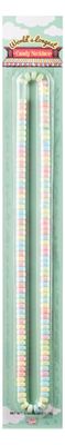 4YoreElves Giant Candy Necklace Individually Wrapped, Nostalgic Pastel Candy Jewelry Perfect for Party Favors, Pinata Fillers and Goodie Bags, 15 Inch Length