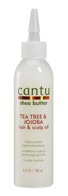 Cantu Shea Butter Tea Tree Jojoba Hair Scalp Oil, 6 Fluid Ounce
