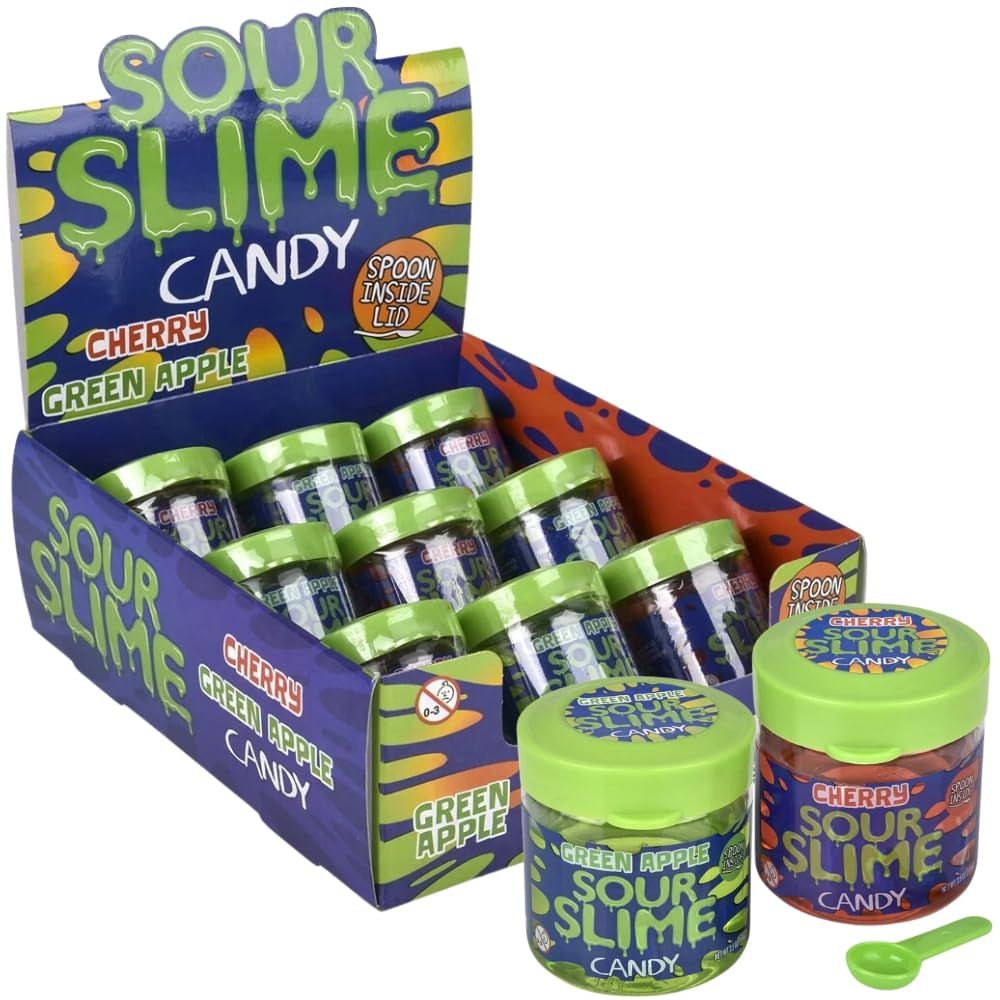 Rhode Island Novelty Sour Slime Candy 9ct