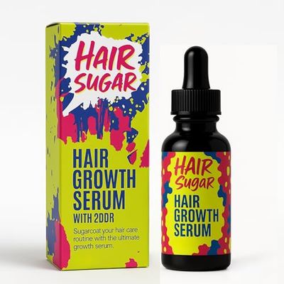 Hair Growth Serum with 2DDR - 4.65 Natural 2-Deoxy-D-Ribose - All-Natural - Men Women - Supports Thinning Hair, Regrowth, Beard Scalp - 2025 Technology Topical Hair Loss Treatment - Made in USA