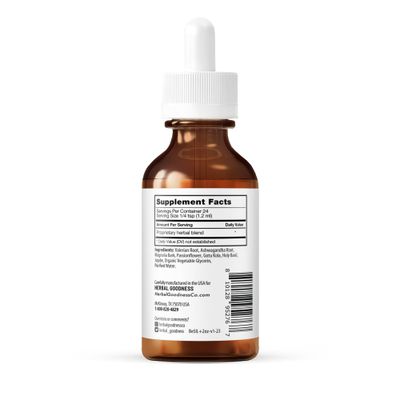 Sleep in Beauty - Organic Valerian Root Liquid Drops 2 Fl. oz, Lemon Balm, Natural Sleep Support for Adults, Rest Relaxation Aid, Non-GMO, Vegan, Gluten-Free, USDA Organic, No Melatonin