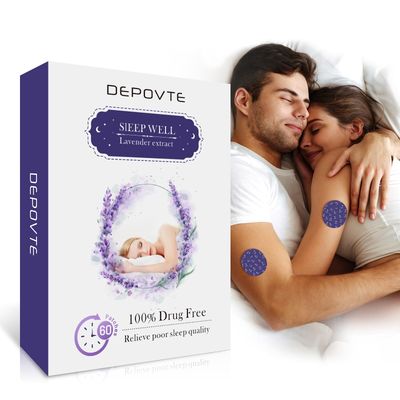 DEPOVTE Sleep Patches 60pcs, Lavender and Chamomile, Extra Strength, Overnight Application